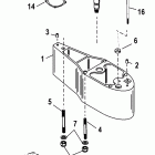 40 EFI (4 CYL.)(4-STROKE) 1C000001 THRU 1C050251 Extension kit-5 inch, driveshaft housing  12092a18