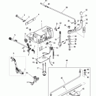 100 EFI (4-STROKE) 1B227000 THRU 1B366822 Компоненты комплекта ручки рулевого управления