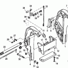 45 JET 0G590000 THRU 0G760299 Transom bracket, electric