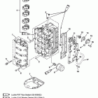 50 (4-STROKE) 0G231123 THRU 0G760299 Блок цилиндров