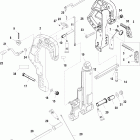 25 (4-STROKE) 0T409000 THRU 1B344298 Кронштейн транца