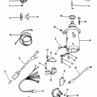 40 (2 CYL.) 7144763 AND UP Starter motor, rectifier and wiring harness (elect...