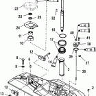 40 EFI (4 CYL)(4-STROKE)(JET) 1C051324 & Up Корпус редуктора, вертикальный вал, передаточное о...