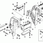 45 JET 0G590000 THRU 0G760299 Clamp bracket, manual