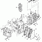 40B (THRU PROP. EXHAUST) ML-676-B300101 THRU B302425 Crankcase and cylinder head