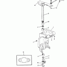 100 (4 CYL.) 0A722297 THRU 0D283221 Swivel bracket and steering arm(8709c6  /  818904c...