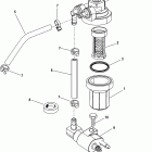 15 1B000001 & Up Топливный фильтр в сборе (USA-1B153168 / BEL-0P360...
