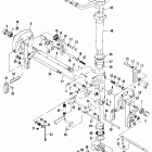 40B (THRU PROP. EXHAUST) ML-676-B300101 THRU B302425 Clamp and swivel bracket / reverse lock