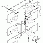 250/275 0C101891 AND UP Carburetor hoses and fittings  (serial #d000750 an...