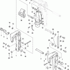 9.9 (4-STROKE)(209cc) 0R042475 & Up Clamp brackets, power tilt