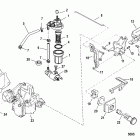 25 (2 CYL.) 1B000001 & Up Fuel system components(usa-1b153167 / bel-0p365661...