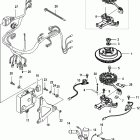 30 EFI (3 CYL.)(4-STROKE) 0R106999 & Up Flywheel, ecu and wiring harness