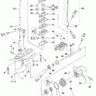 2.5 0T894577 & Up Gear housing assembly, 3.3 horsepower