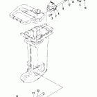 40A (ABOVE PROP. EXHAUST) 676-A00346 THRU 007735     (M) Mounting system