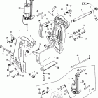 90 (3 CYL.) 0G760300 THRU 0T979999 Transom bracket(sn- usa 0t801000 /  bel 0p268000 a...