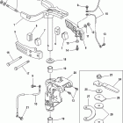 20 Carb(2CYL)(4-STROKE) 0R235168 & Up Рулевой рычаг  /  поворотный кронштейн, ручной нак...