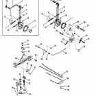 105 JET none & Below Рычаг дросселя и вал механизма переключения переда...