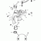 45 BODENSEE (4-STROKE) 0G760300 THRU 0T178499 Поворотный кронштейн