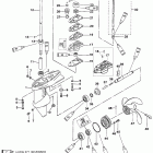 3.3 0D901217 THRU 0G710612 Gear housing assembly (shiftable engines)