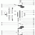 140 5443030 AND UP Clamp bracket and reverse lock