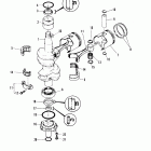 40B (THRU PROP. EXHAUST) ML-676-B300101 THRU B302425 Коленвал и поршни