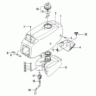 2.2M 8075603 AND UP Top cowl and fuel tank