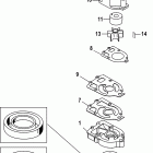 110 Jet (2.5L) 1B690542 & Up Water pump kit, jet