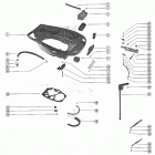 1250BP 2641855 THRU 3253111 Bottom cowl and shift linkage