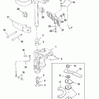 15 SEAPRO (4-STROKE) 0R051685 THRU 0R123564 Поворотный кронштейн