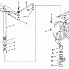 35 0B110789 AND UP Поворотный кронштейн и рычаг рулевого управления