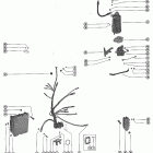 1000SS 2318586 THRU 2836018 Starter motor, starter solenoid, rectifier and wir...