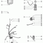 1500 7010533 THRU 7112772 Starter motor, starter solenoid, rectifier and wir...
