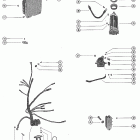 1150, 115 4855153 THRU 5314655 Starter motor, starter solenoid, rectifier and wir...
