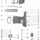 500 7051983 THRU 7068997 Корпус редуктора, вертикальный вал