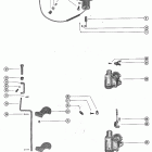 500 2097445 THRU 2305100 Carburetor linkage and choke solenoid