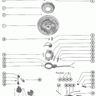 200 3537531 THRU 4709592 Flywheel, ignition coil, stator and switch box(gro...