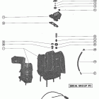 402 3340783 THRU 7047607 Cylinder block and coil mounting bracket (serial g...