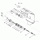 35 (2 CYL.) 209608 AND UP Корпус редуктора , гребной вал