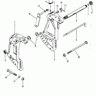 V-150 Work 4868998 THRU 0A904645 Transom brackets(s / n-6616991 and up)