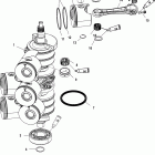 110 Jet (2.5L) 1B690542 & Up Коленчатый вал, поршни и шатуны