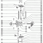 500 7051983 THRU 7068997 Зажим и поворотный кронштейн в сборе