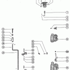 500 7051983 THRU 7068997 Carburetor linkage and choke solenoid