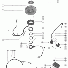402 3340783 THRU 7047607 Flywheel, ignition coil and switch box