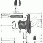 1150 3525441 THRU 4855152 Корпус редуктора, вертикальный вал