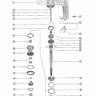 1000 1464949 THRU 1768403 Gear housing assembly, complete (merc 1000e-1) (pa...