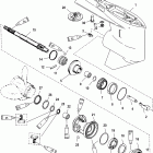 110 Jet (2.5L) 1B690542 & Up Корпус редуктора, вал гребного винта - стандартное...
