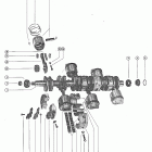 1150 3525441 THRU 4855152 Коленчатый вал, поршни и шатуны