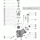 110 3263263 THRU 3795657 Карбюратор в сборе (серийный # 3482752 и ниже)