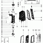 500 2097445 THRU 2305100 Блок цилиндров
