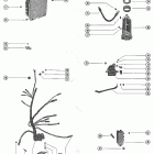 1150 2836019 THRU 3525440 Starter motor, starter solenoid, rectifier & wirin...